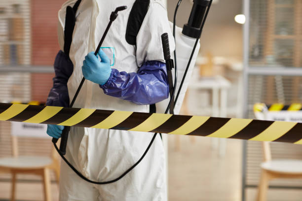Professional Biohazard Cleanup technician working in Maysville, AR